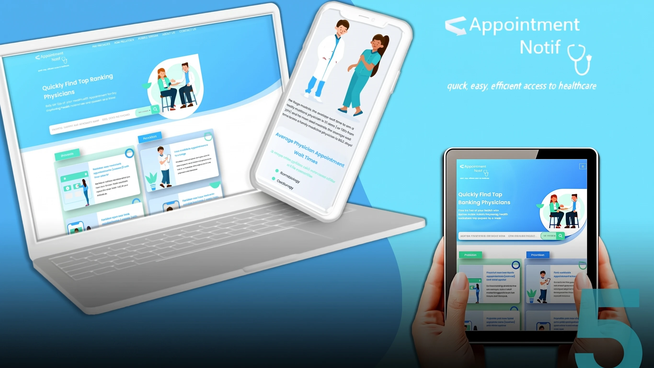 AppointmentNotify desktop interface designed by TecXra
